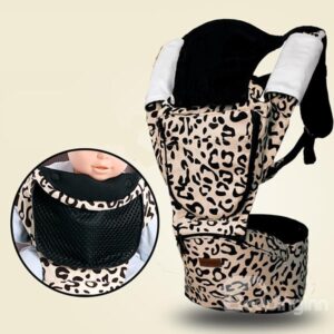 Adorable Leopard Pattern Multi-Functional Baby Carrier