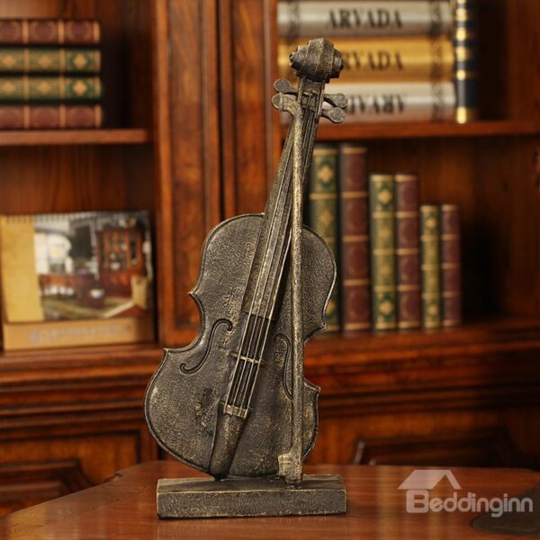 Vintage Violin Model Resin Desktop Decoration