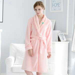 High Class New Style Homedress Lovely Flannel Women's Robe