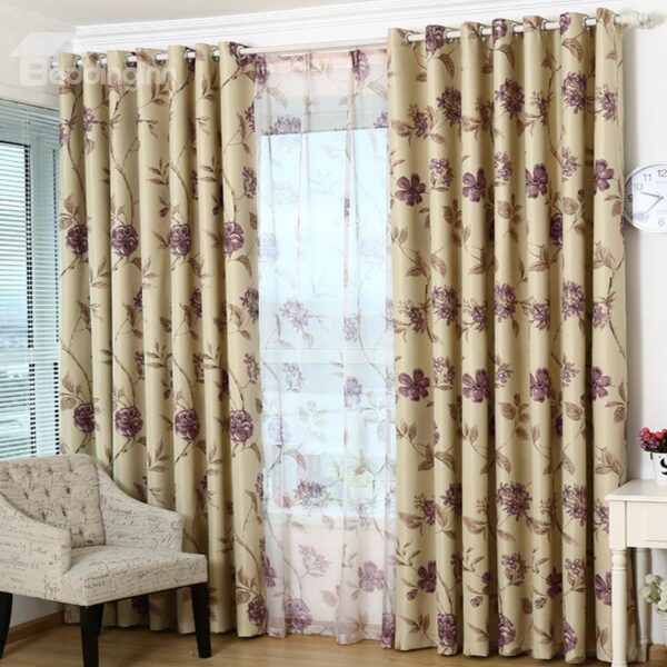 Modern Decoration High Quality Grommet Top Curtain