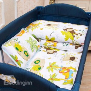 Happy Jungle Adventure 6-Piece Crib Bedding Sets