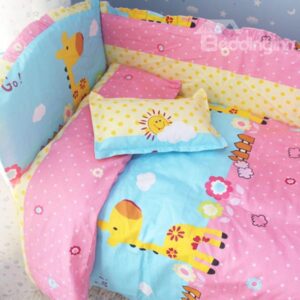 Happy Sunshine Deer 10-Piece Crib Bedding Sets