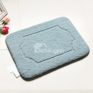 High Class Noble Soft Cozy Solid Color Bath Rug