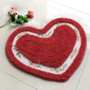 Modern Unique Style Heart-shaped Bath Rug