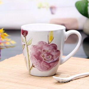 Gorgeous Floral Pattern Ceramic Coffee Mug