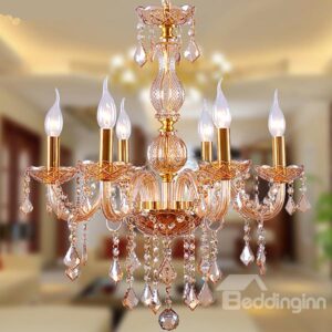 Amazing European Style 6-Head Crystal Chandelier