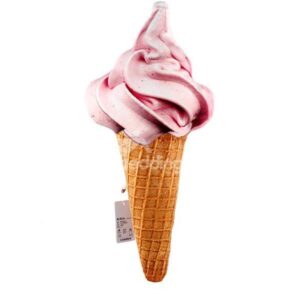 Tasty Ice Cream Design Plush Throw Pillow