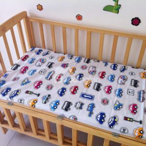 Bouncy Various Cars Pattern Baby Crib Fitted Sheet