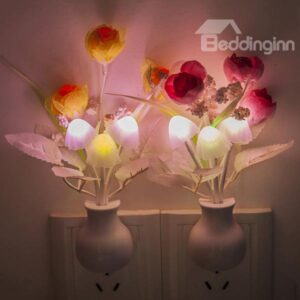 Gorgeous Decorative Roses Design LED Nightilght