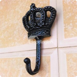Creative Iron Crown Design Wall Hook