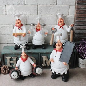 Creative Chef Design Kitchen Dining Table Use Desktop Decorations