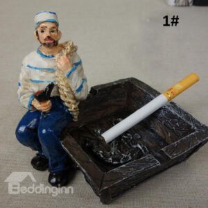 Creative Sailor Resin Ashtray Desktop Decoration