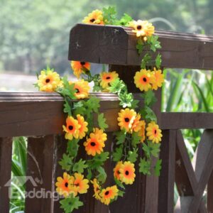 Wonderful Home Decoration Sunflower Artificial Flower Vine