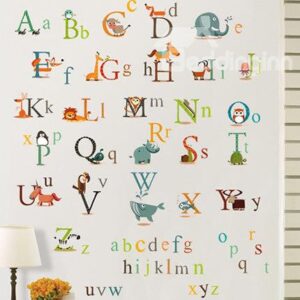 Creative Letters ABC Nursery Kidsroom Removable Wall Sticker