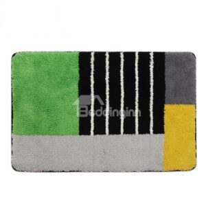 High Quality Multiple Color Stripes Bathroom Rug
