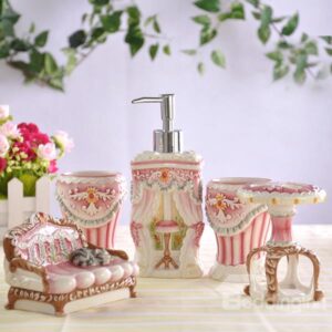 European Style Creative Design Unique 5 Pieces Bathroom Ensembles