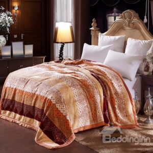High Quality Super Warm Jacquard Design Blanket