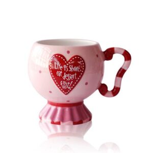 Creative Life is Short Eat Dessert First Ceramic Coffee Mug