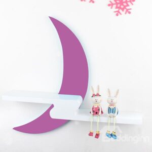 Creative Wall Decoration Moon Design Wall Shelf