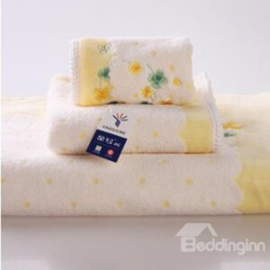 High Class Fresh Style 3 Pieces Bath Tower Set