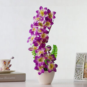 Gorgeous Silk Artificial Flower Set Desktop Decoration