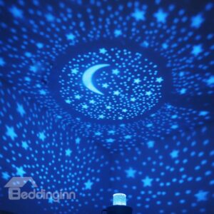 Creative Romantic Moon and Stars Projector LED Light