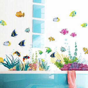 Lovely Cartoon Seaworld Wall Sticker for Baby&Kids