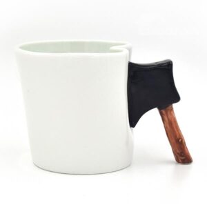 Creative Axe Handle Design Ceramic Coffee Mug