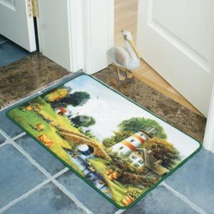Stunning Picturesque Countryside Scenery Anti-Slipping Doormat