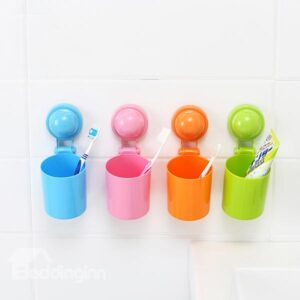 Innovative Design Bright Solid Color Toothbrush Cup