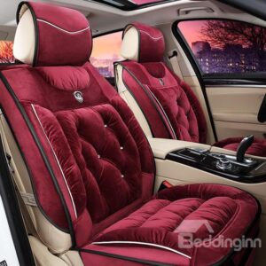 Super Comfortable and Durable Short Plush Designed Universal Fit Car Seat Cover
