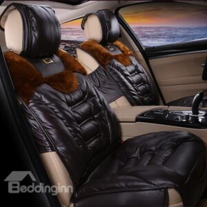Super Comfortable and Durable Leather Material Universal Fit Car Seat Cover