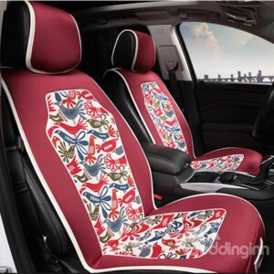 Fashionable and Modern Designed Cartoon Birds Universal Fit Car Seat Cover