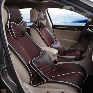 Concise Designed PU Leather With Special Cushions Universal Fit Car Seat Cover