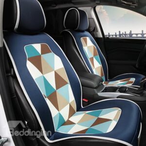 Fashionable and Modern Designed Triangular Colorblock Universal Fit Car Seat Cover