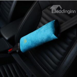 High Quality Pure Colored Suede Material Car Seat Belt Cover