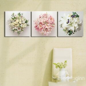 Simple Gorgeous Hydrangea 3-Panel Wall Art Prints