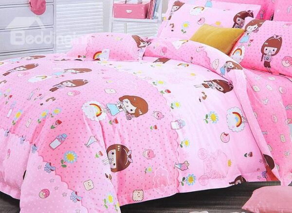 Lovely Little Princess Kids 100% Cotton 3-Piece Duvet Cover Sets