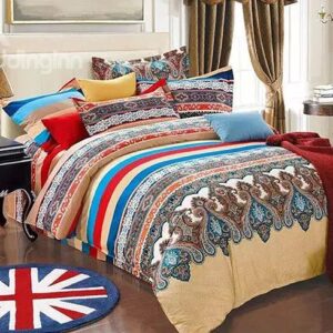 Well-made Jacquard Design European Style 4-Piece Duvet Cover Sets
