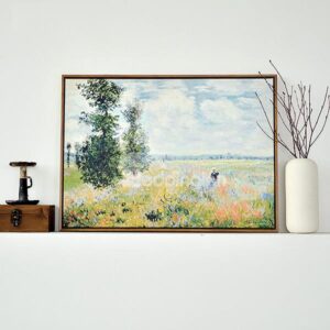 Modern Replica Art Monet Oil Painting 1-Panel Framed Wall Art Print