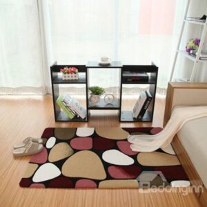 Classic Pebble Pattern Bedroom Living Rug