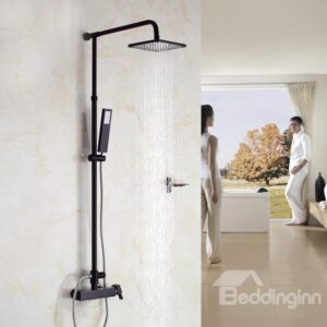 High Quality Noble Black Thermostatic Shower Head Set