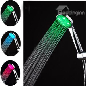 Contemporary New Style Color-changing LED Shower Head.