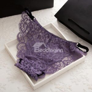 High Class Seamless Bikini Lace Design Panty