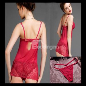 High Class Super Sexy Chemise and Thong Set