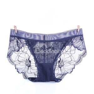 Sexy Seductive Lace Design Solid Color Women's Panty