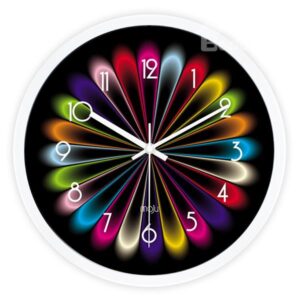 Fantastic Modern Colorful Bedroom Mute Wall Clock