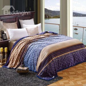 Concise European Style Anti-Pilling Blanket for All Seasons