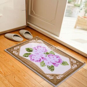 Gorgeous Pink Flowers Pattern Anti-slipping Doormat