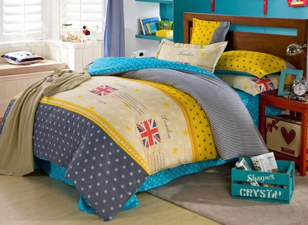 Refreshing Holidays Kids Cotton 4-Piece Duvet Cover Sets